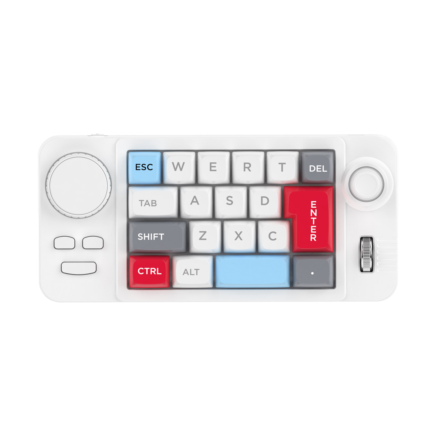 Wired Mechanical Gaming Keyboard with 19 Keys, Joystick, Dual Rollers, RGB, and Hot-Swap Support - Image 3