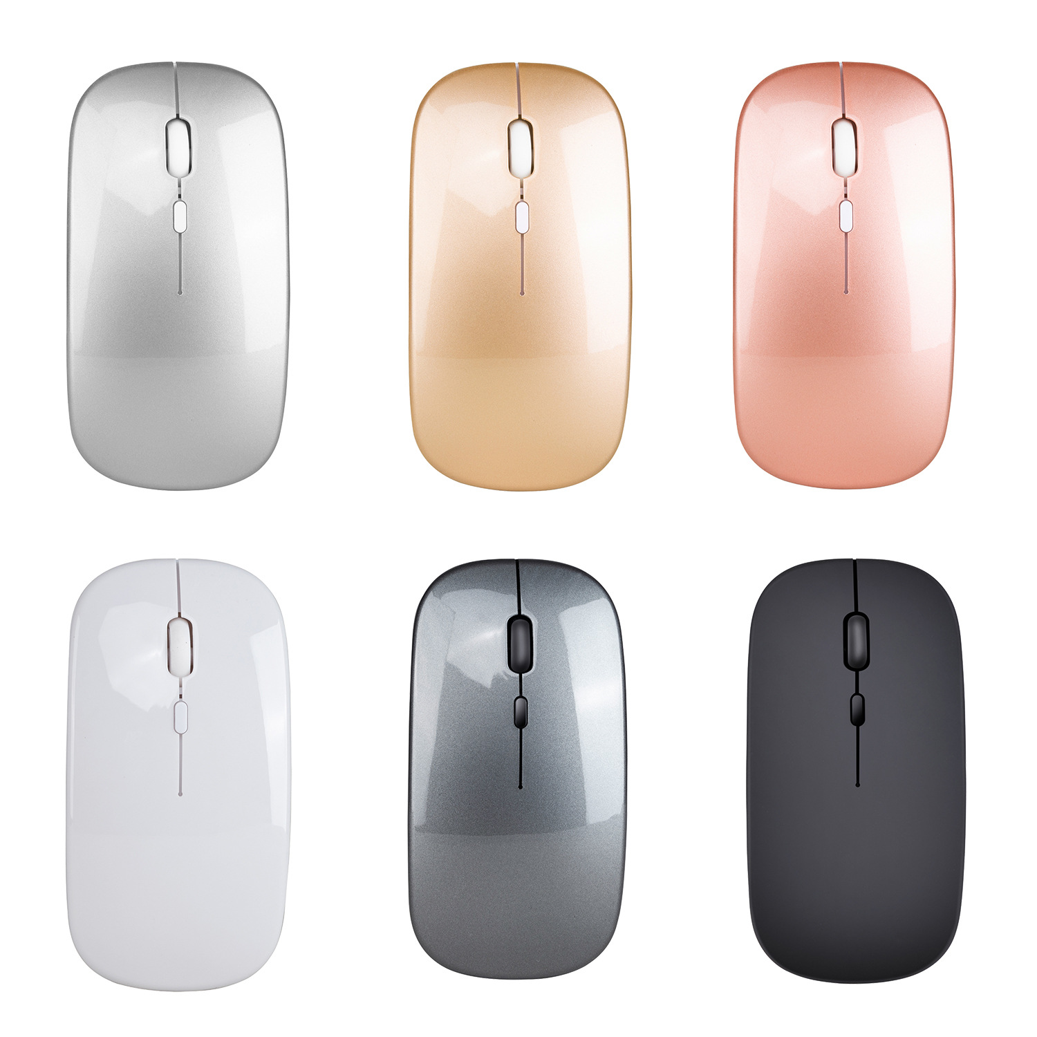 2.4G Rechargeable Wireless Mouse - Silent with TYPE-C Port for Laptop & Desktop Office - Image 2