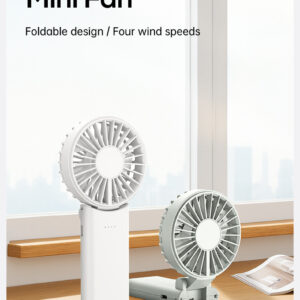 Handheld mini fan folding fan outdoor portable USB desktop
